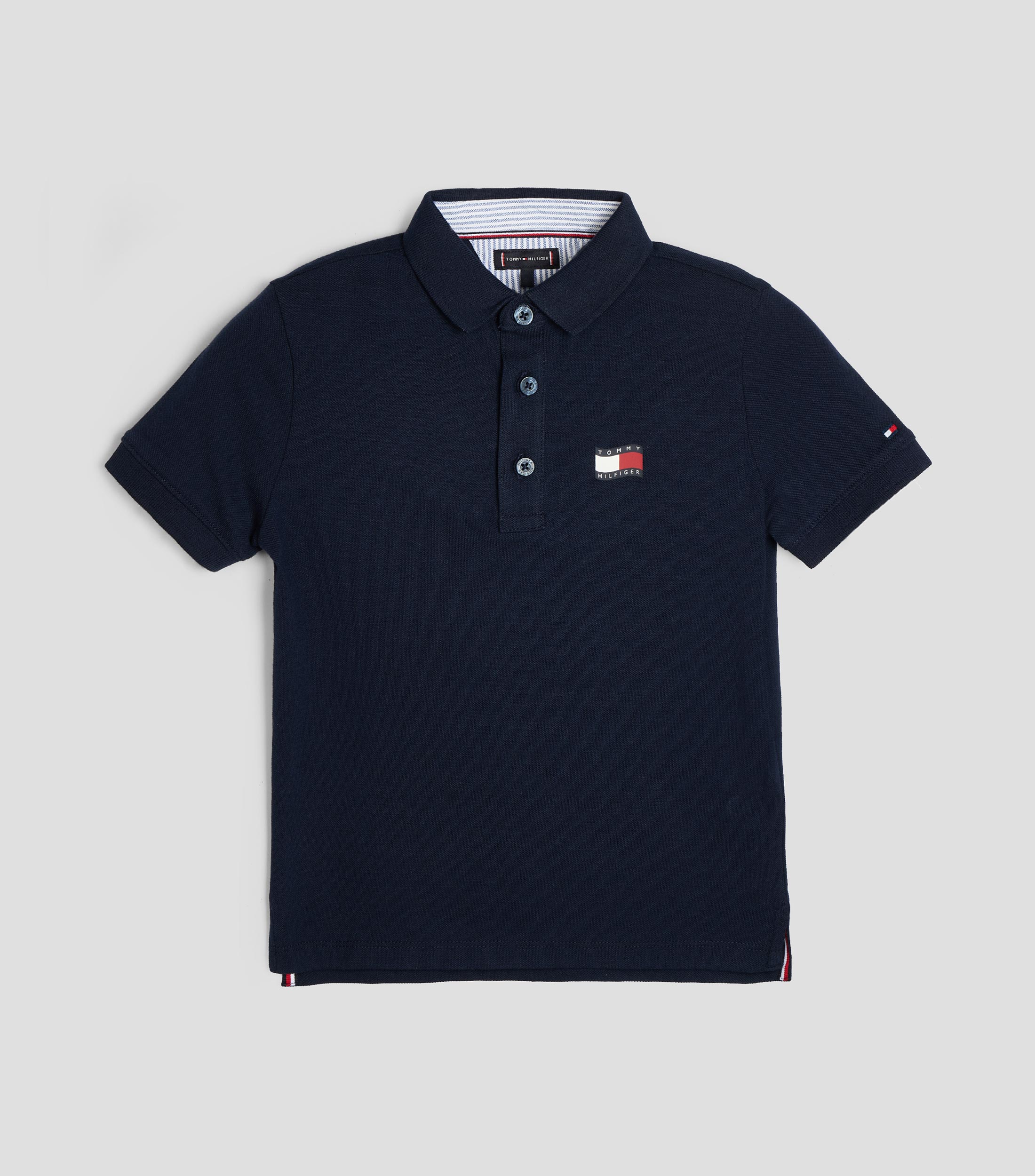 Playera tipo polo manga corta lisa Niño